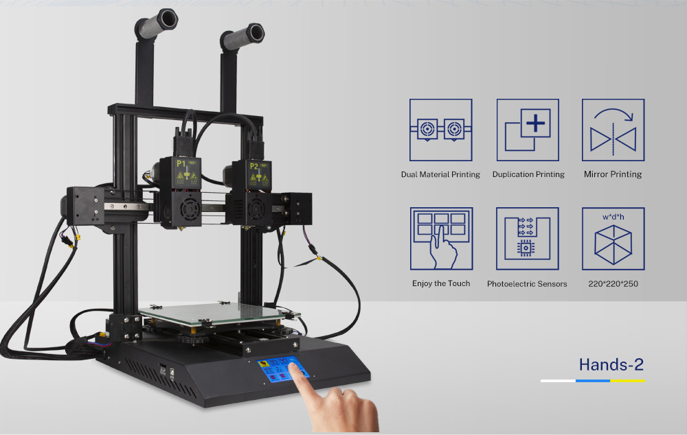 3DPRINTERLLCHands 2 DMP 3D Printer Function