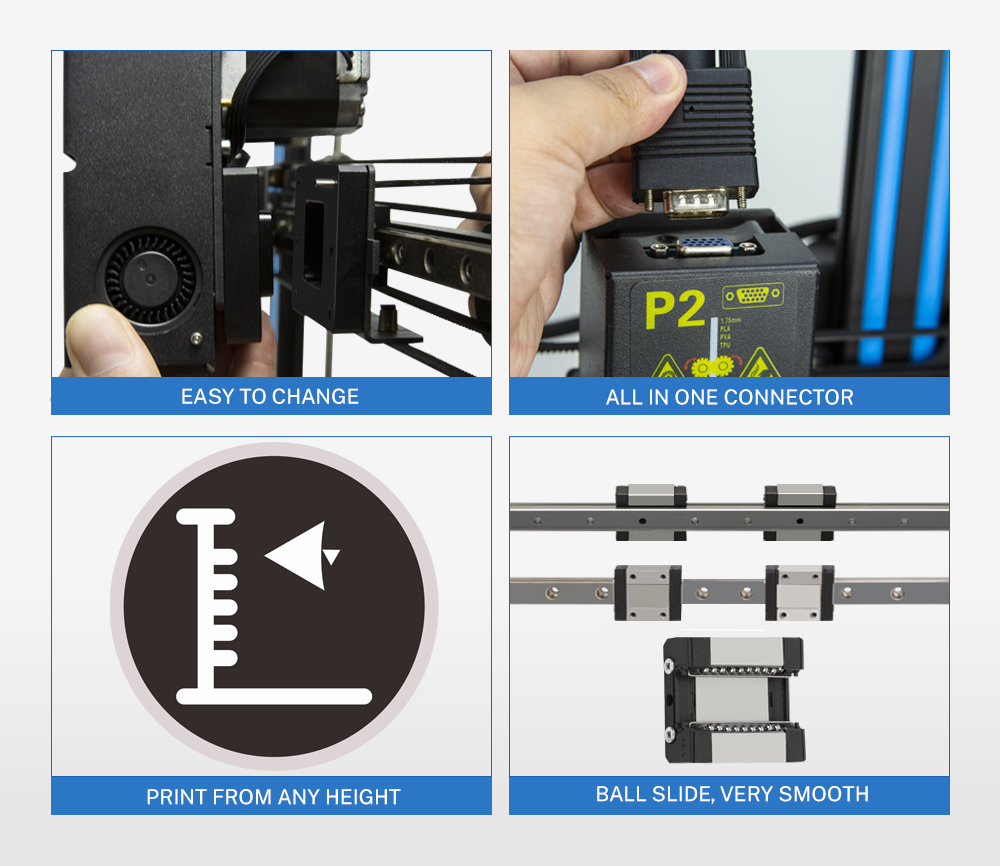 3DPRINTERLLCHands 2 DMP 3D Printer Features