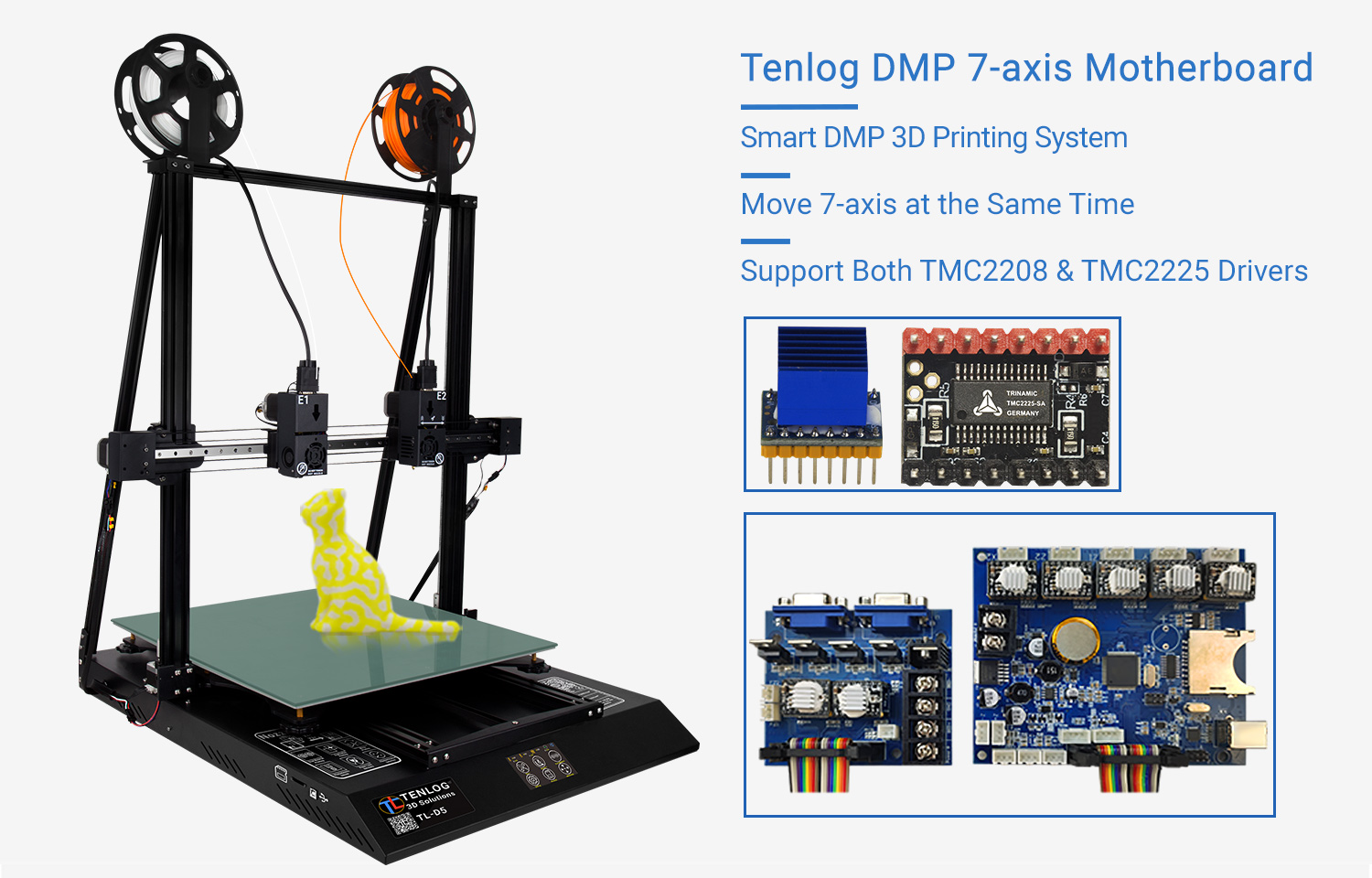 3DPRINTERLLC DMP 7-axis Motherboard
