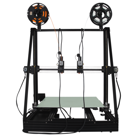 3DPRINTERLLC TL-D6 Best Dual Extruder 3D Printer Large Format